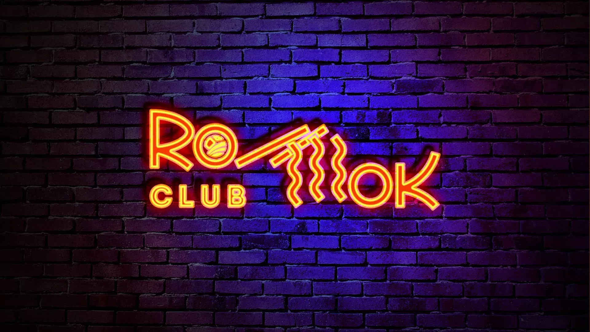 Разработка интерьерной вывески суши-бара «Roll Wok Club» в Юбилейном